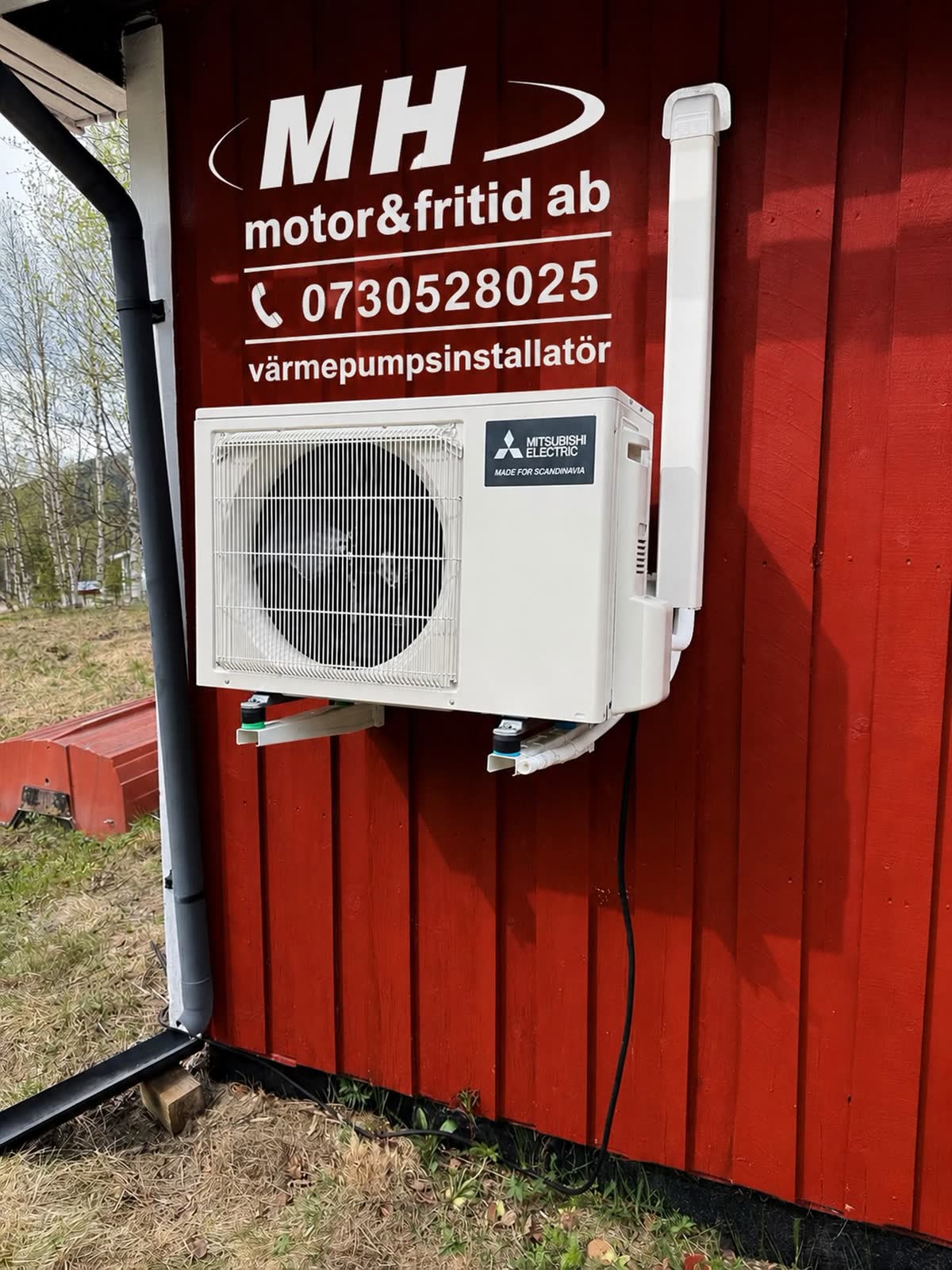 Genomförd värmepumpsinstallation, MH Värmepumpar i Luleå